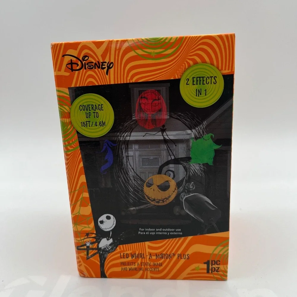 Disney Nightmare Before Christmas‎ LED Whirl-A-Motion Plus Light Projector